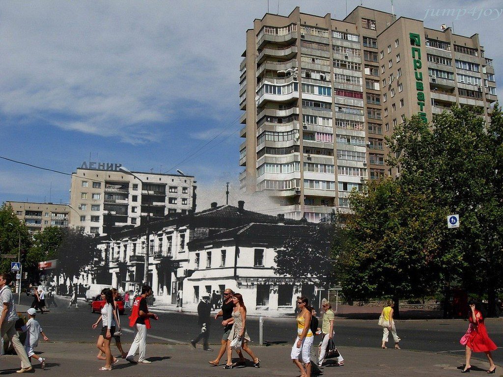 Улица Макарова (тогда и сейчас) (1)