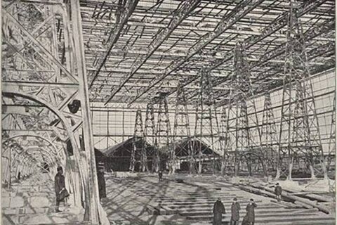 Крытый эллинг завода «Наваль» (1911 год)